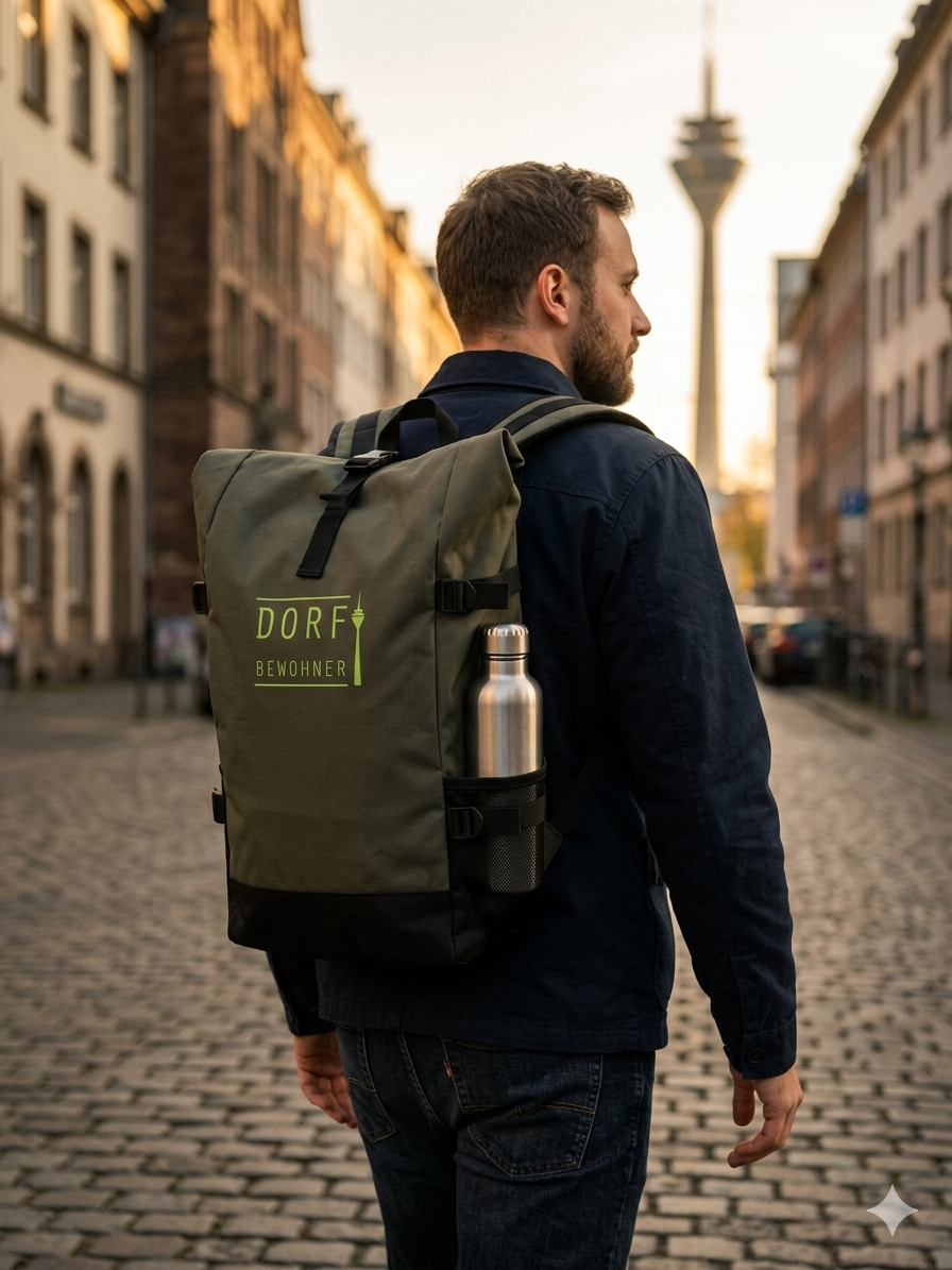 Dorfbewohner_rucksack_Düsseldorf
